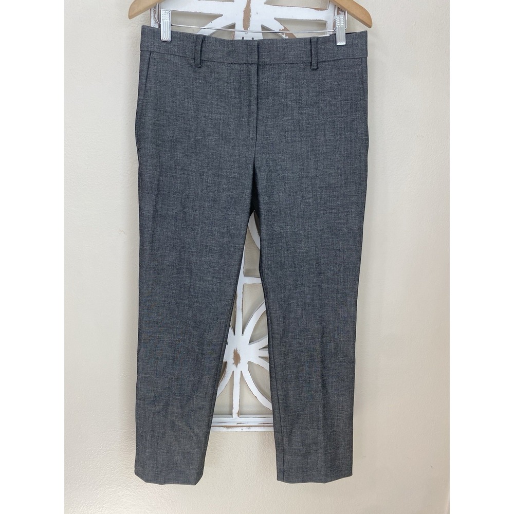 Ann Taylor Size 6 Gray The Ankle Mid Rise Slacks Pants Office Career Preppy